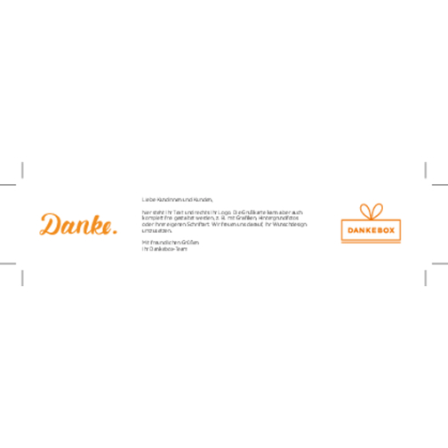Dankebox Mini 'Les Petits Anis' , braun, Papier, Pappe, Satin, 14,20cm x 3,40cm x 3,40cm (Länge x Höhe x Breite), Bild 4