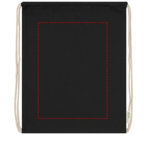 Sac à dos avec cordon en coton organique Orissa 140 g/m² 5L, Image 10
