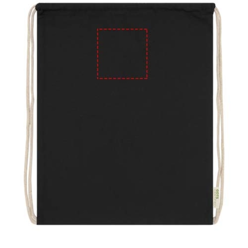 Sac à dos avec cordon en coton organique Orissa 140 g/m² 5L, Image 8