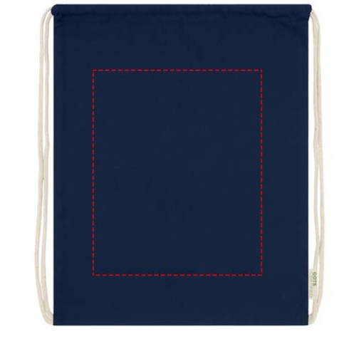 Sac à dos avec cordon en coton organique Orissa 140 g/m² 5L, Image 7