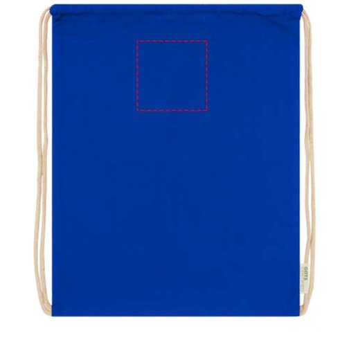 Sac à dos avec cordon en coton organique Orissa 140 g/m² 5L, Image 8