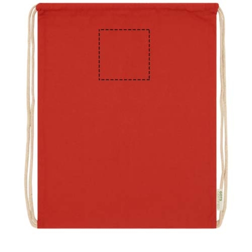 Sac à dos avec cordon en coton organique Orissa 140 g/m² 5L, Image 8