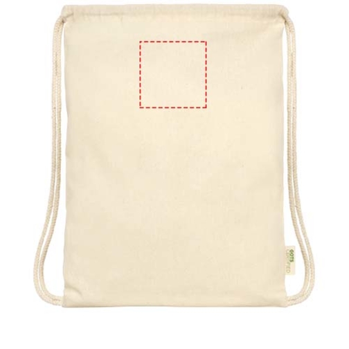 Sac à dos avec cordon en coton organique Orissa 140 g/m² 5L, Image 8