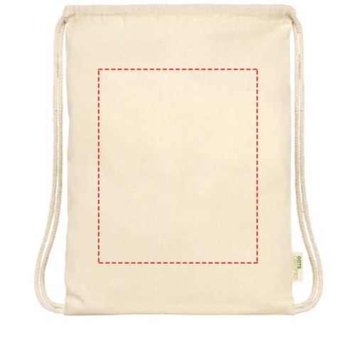 Sac à dos avec cordon en coton organique Orissa 140 g/m² 5L, Image 9