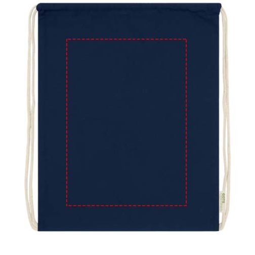 Orissa 100 g/m² Sac à dos en coton biologique avec cordon 5L, Image 6