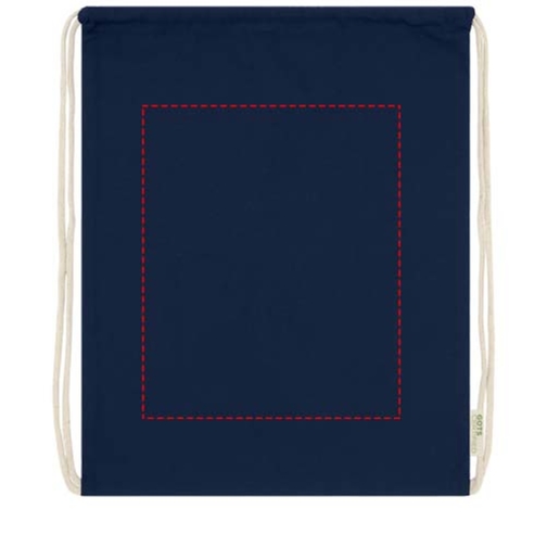 Orissa 100 g/m² Sac à dos en coton biologique avec cordon 5L, Image 7