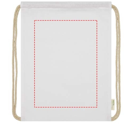 Orissa 100 g/m² Sac à dos en coton biologique avec cordon 5L, Image 6