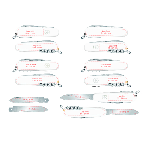 SPARTAN - Victorinox Schweizer Messer , Victorinox, transparent rot, hochlegierter, rostfreier Stahl, 9,10cm x 1,50cm x 2,65cm (Länge x Höhe x Breite), Bild 4