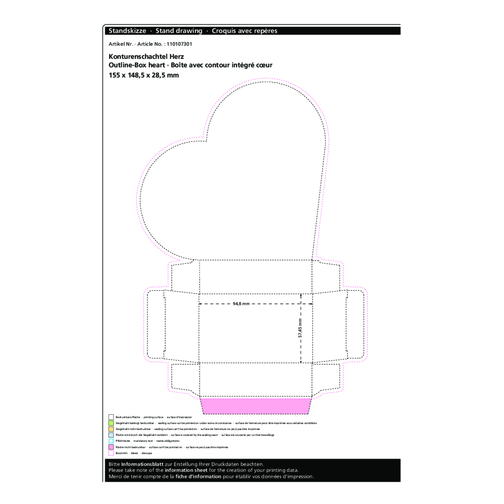 Boîte avec contour intégré «cœur» avec Celebrations®, Image 5