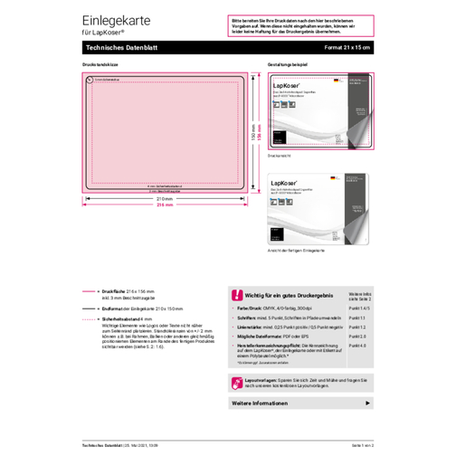 LapKoser® 3in1 tappetino per notebook 21x15 cm, pacchetto all-inclusive, Immagine 7