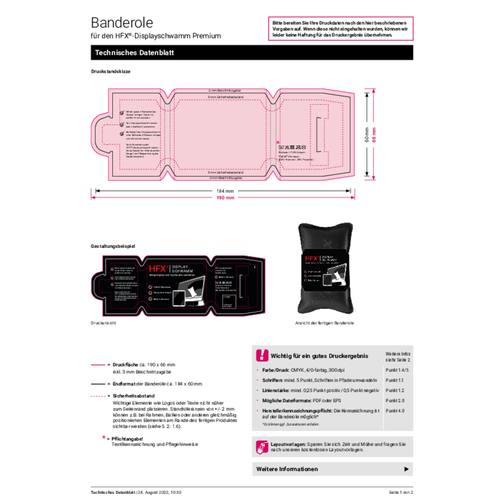 Spugna per display HFX® premium, pacchetto all-inclusive, Immagine 6