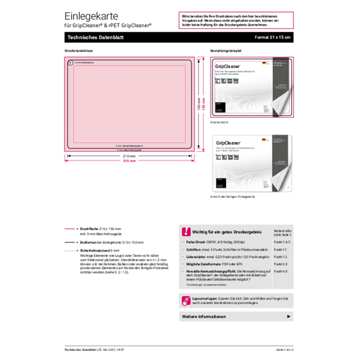 GripCleaner® 4in1 tappetino per mouse 21x15 cm, pacchetto all-inclusive, Immagine 9