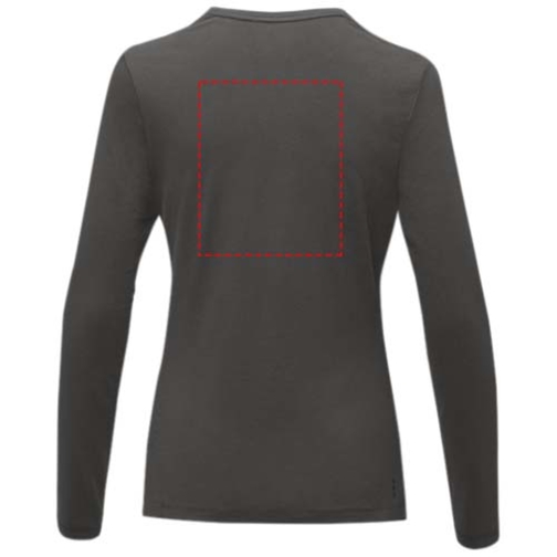 T-shirt Ponoka in tessuto organico a manica lunga da donna, Immagine 18