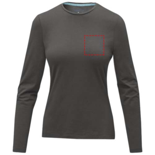 T-shirt Ponoka in tessuto organico a manica lunga da donna, Immagine 11