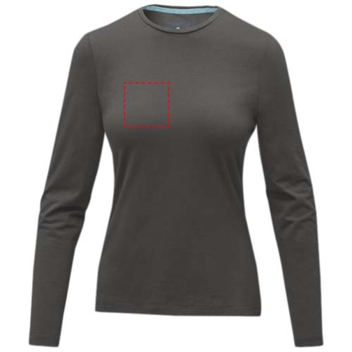 T-shirt Ponoka in tessuto organico a manica lunga da donna, Immagine 13