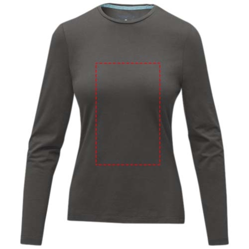 T-shirt Ponoka in tessuto organico a manica lunga da donna, Immagine 15