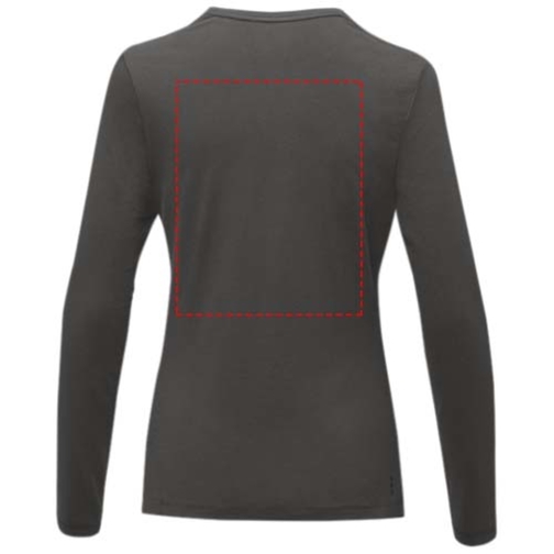 T-shirt Ponoka in tessuto organico a manica lunga da donna, Immagine 17