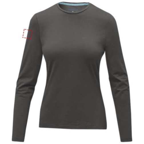 T-shirt Ponoka in tessuto organico a manica lunga da donna, Immagine 9