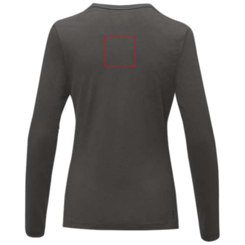 T-shirt Ponoka in tessuto organico a manica lunga da donna, Immagine 8