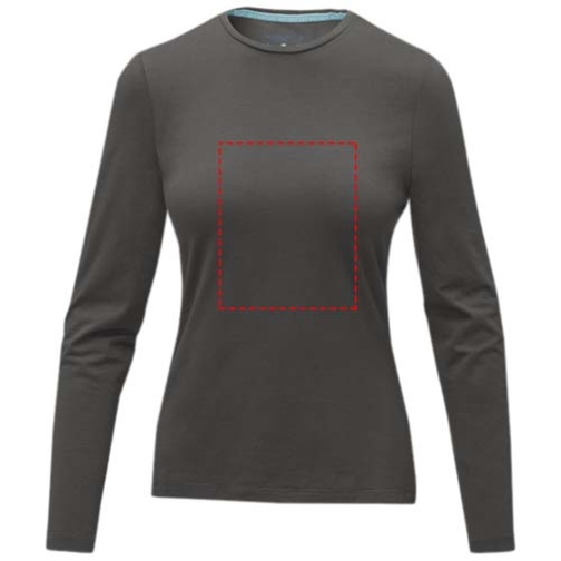 T-shirt Ponoka in tessuto organico a manica lunga da donna, Immagine 16