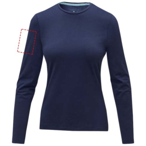 T-shirt Ponoka in tessuto organico a manica lunga da donna, Immagine 6