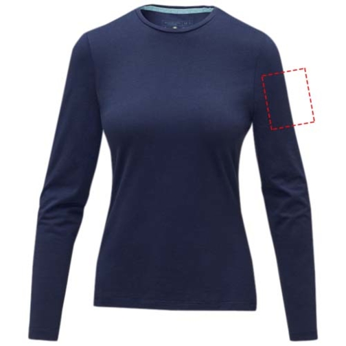 T-shirt Ponoka in tessuto organico a manica lunga da donna, Immagine 21