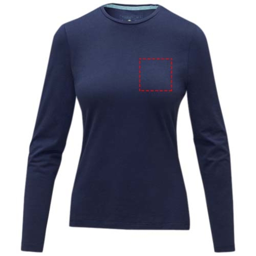 T-shirt Ponoka in tessuto organico a manica lunga da donna, Immagine 11
