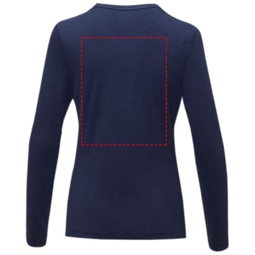 T-shirt Ponoka in tessuto organico a manica lunga da donna, Immagine 17