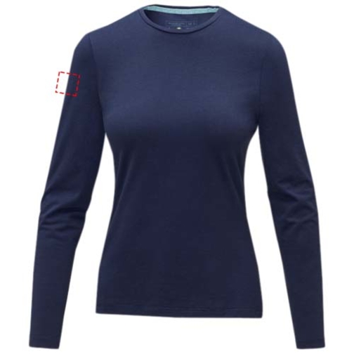 T-shirt Ponoka in tessuto organico a manica lunga da donna, Immagine 9