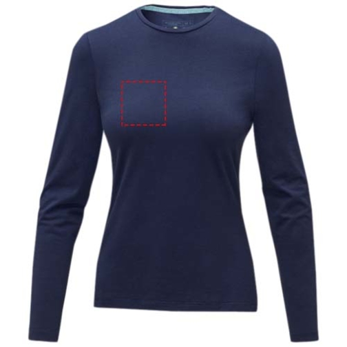 T-shirt Ponoka in tessuto organico a manica lunga da donna, Immagine 7