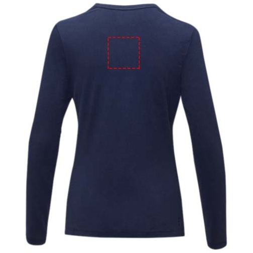 T-shirt Ponoka in tessuto organico a manica lunga da donna, Immagine 8