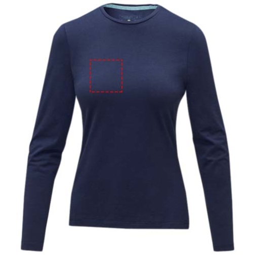 T-shirt Ponoka in tessuto organico a manica lunga da donna, Immagine 14