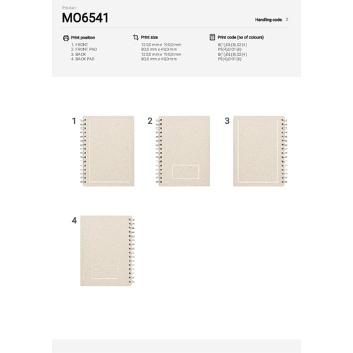 Grass Book , beige, Papier, 21,00cm x 1,50cm x 15,00cm (Länge x Höhe x Breite), Bild 10