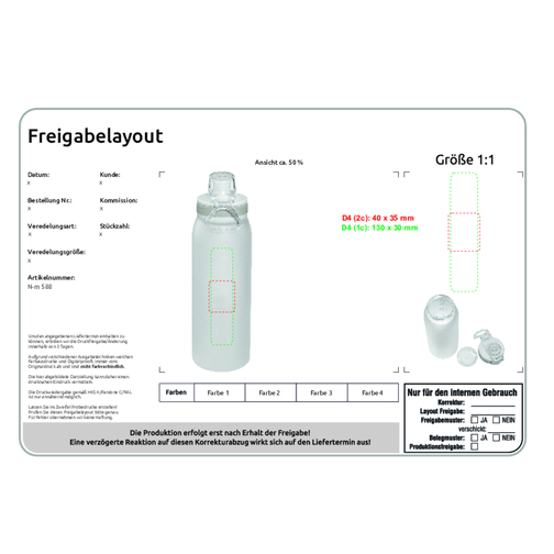 Elegante botella de tritanio con gran capacidad de 900 ml con escala para beber y colador, Imagen 6