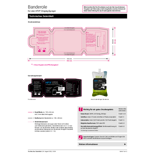 HFX®-DisplaySprayer, pacchetto all-inclusive, Immagine 10