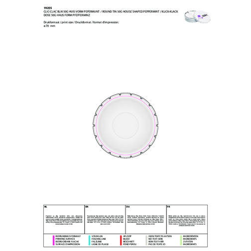 Klick-Klack Boîte forme menthe poivrée, Image 2