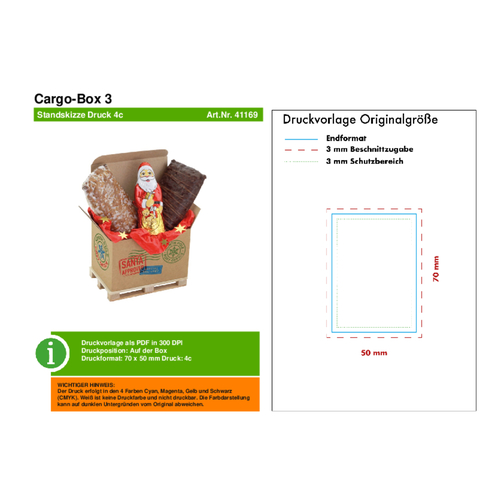Cargo-Box 3 , mehrfarbig, Holz, Pappe, 8,00cm x 9,50cm x 12,00cm (Länge x Höhe x Breite), Bild 6