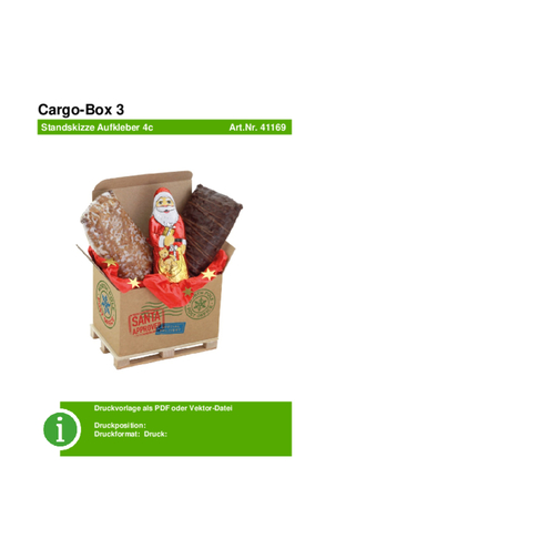 Cargo-Box 3 , mehrfarbig, Holz, Pappe, 8,00cm x 9,50cm x 12,00cm (Länge x Höhe x Breite), Bild 5