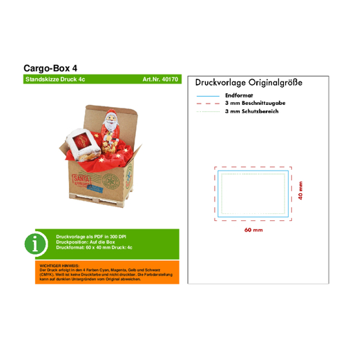 Cargo-Box 4 , mehrfarbig, Holz, Pappe, 8,00cm x 9,50cm x 12,00cm (Länge x Höhe x Breite), Bild 5