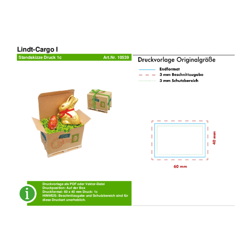 Lindt-Cargo I , Lindt, mehrfarbig, Holz, Pappe, 8,00cm x 9,50cm x 12,00cm (Länge x Höhe x Breite), Bild 7