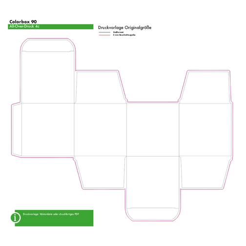 ColorBox Lindt Mix - Pink , Lindt, pink, Pappe, 9,00cm x 9,00cm x 9,00cm (Länge x Höhe x Breite), Bild 3