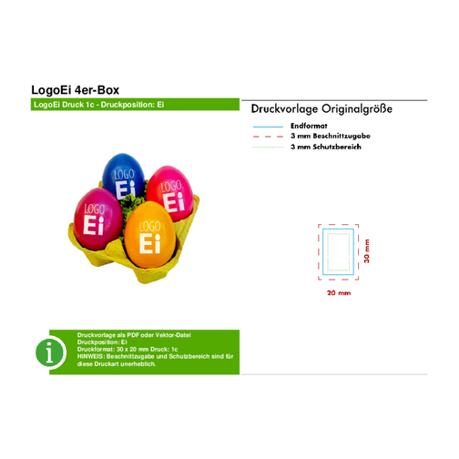 LogoEgg 4er-Box - niebieski - zielony, Obraz 3