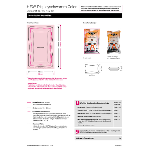 All-inclusive HFX® Display Sponge Color med standard bånding, Bilde 5