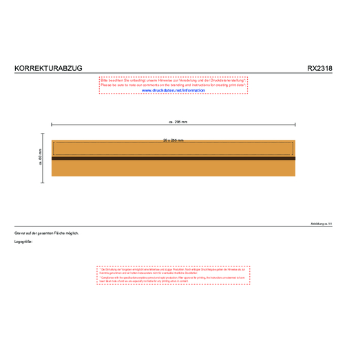 ROMINOX® Schlüsselbrett // Clavis , Kiefernholz, 29,50cm x 4,50cm x 6,00cm (Länge x Höhe x Breite), Bild 8
