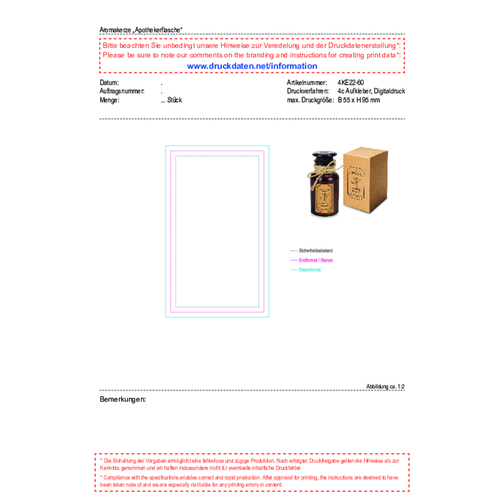 ROMOSCENT® Candela aromatica Bottiglia per farmacisti, Immagine 7