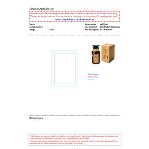 ROMOSCENT® Candela aromatica Bottiglia per farmacisti, Immagine 8