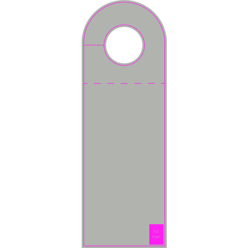 Werbeanhänger Extra Professional Kaugummi , aus weißem Karton, 24,00cm x 8,00cm (Höhe x Breite), Bild 2