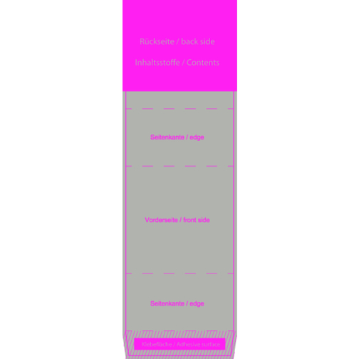 Streichholzschachtel Werbeverpackung , Werbeverpackung aus weißem Karton, 3,45cm x 6,50cm x 6,45cm (Länge x Höhe x Breite), Bild 2