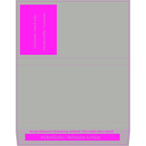 Rettergut Schokolade Werbeschuber , Werbeschuber aus weißem Karton, 1,00cm x 8,00cm x 16,00cm (Länge x Höhe x Breite), Bild 3