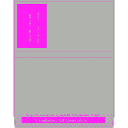Share Schokolade Werbeschuber , Werbeschuber aus weißem Karton, 1,00cm x 8,00cm x 16,00cm (Länge x Höhe x Breite), Bild 3